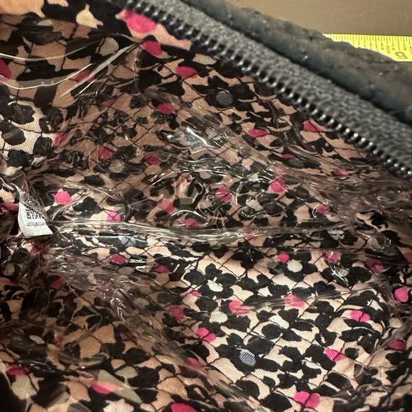 Vera Bradley Floral Interior Black Bag - Picture 3 of 7